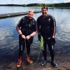 Bild av @teamkudos - Team Kudos kryper ut ur skuggorna. @olle_k73 hittade sporten #swimrun och lurade in @simonhornqvist. Fantastisk kul sport där man kan jaga tillsammans. Här kan Ni följa vår resa.