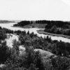 Utsikt över Kålö och Höga holm från Byggmästaregatan när 50-talet gick mot sitt slut.