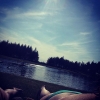 Bild av @bmcahrberg - Badar och solar på väderkvarnsbacken! Skööönt! #soligt #bad #skänninge #väderkvarnsbacken