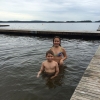 Bild från Görvälnsbadet av @jessicasundberg72 - #semester #sommar #bad #barn Det regnar iaf inte och bad hör sommaren till 