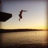 Bild från Kaananbadet av @hedlunds_galna_varld - Kvällsdopp med Lukas!