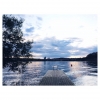 Bild från Badudden Lilla Essingen av @idalovisamaria - Kvällsbad 
