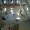 Och snart är köket på plats.
Coming kitchenarea.
