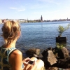 Bild från Långholmen Klippbad av @adasignelinnea - helt ok morgondoppsutsikt