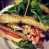 Club sandwich till lunch. Bland mycket annat.