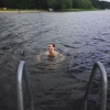 Bild av @hogfeldtaren - Efter en härlig lång promenad med @tullis så vart det ett välförtjänt dopp i #mälaren 