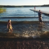 Bild från Maltesholmsbadet av @sistaoktober - Kvällsdopp!