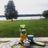 Bild från Maltesholmsbadet av @mrcristopherrobin - Breakfast By The Beach!=)
