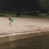 Bild från Smedsuddsbadet av @csa54 - Fantastiska sommar-Stockholm: Pappan  hade tydligen lovat ta sonen till badet idag 