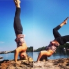 Bild av @healthylifestyled - Morgongymnastik ☀️#headstand #project #day3 #summer #morningwalk #morgonpromenad #beach #Kungsholmen #sommar #sol #happy #litemerbalans #corestability #workout #övavarjedag #goodmorning #sekunderräknas #godmorgon #Stockholm #p