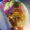 God morgon! Välkomna till frukostbuffén! Hinner ni inte sitta ner finns det dagsfärska mackor att ta med sig, 
pannbiff/stekt ägg, 
köttbullar/rödbetssallad,
Ost / ost-skink fralla

Till lunch idag serveras:
• Hemmagjord raggmunk med stekt fläsk och lingo