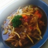 Kryddig köttsoppa på menyn idag!
Mums! Välkomna in!
Vi har även Korv stroganoff