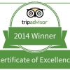 Vinnare av TripAdvisors Certificate of Excellence 2014! 

Vi är otroligt stolta över att vinna TripAdvisors utmärkelse Certificate of Excellence. Det betyder mycket för hela personalen på The Lodge och vi vill passa på att tacka alla er som tagit sig tid 