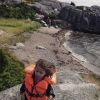 Bild från Bullerö av @mittebeautycomesclean - Saras strand. Enligt sägnen körde Bruno Liljefors och grabbarna (Zorn mfl) hit sanden över en natt när Sara Leander gästade ön och klagade på att det saknades en sandstrand. 