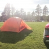 Bild från Hotings Camping av @fredriknorlinnoteberg - Äntligen framme i metropolen Hoting #långtbort #camping