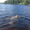 Bild från Kvarnsjön (Gladö) av @sofiafridlund78 - 20 graders skillnad på ett dygn. Friskt!