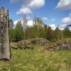 Tvärreds kyrkoruin, 10 maj 2009. Foto: Åke Johansson.