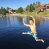Bild från Brunflo Båthamn av @fredde063 - Augusti levererar! 18:45 och 22 grader 