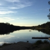 Bild från Gunnsjön av @sagapau - Det blev ett kvällsdopp även för mamman idag, trots den hesa halsen. #gunnsjön