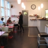 Café, kassa och servering