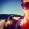 Bild från Norrviken av @juliepafoofnic - I've involuntarily become a morning person; took Väni to the lake at 5:30 AM. We saw a beaver swimming and what appeared to be chickadees on steroids.