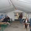 Entrén gick via puben som allt eftersom fylldes med mer och mer folk senare på kvällen...