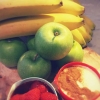 Idag är dagens smoothie med:
Jordgubb
Kanel
Äpple
Banan
Yoghurt

Välkomna in!