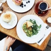 We are open everyday this summer. Say whaaat?! Yes really. Our smashed avocado toast, bruléed grapefruit, & a hot muffin. Regram: @ohladycakes