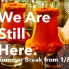 Dearest friends, Sherlock's keeps open until Saturday  1/8. After that we take 3 weeks off to recharge batteries and come back as strongest ever!!! Have a enjoyable summer ☀️☔️☀️☔️