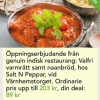 Glöm inte att köpa dealen på appen Let's Deal!

Erbjudande nu : Valfri varmrätt värde 203kr nu för ENDAST 89kr!