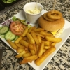 BBQ Bacon Burger rekommenderas stort ! Pris 159 :-