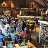 Boka bord hos oss under Restaurangdagarna 27-30 aug (förutom 29 aug då vi har abonnerat): Vår meny är:
• Kall sommarsoppa med svampragu på crostini.
• Helstekt marinerat vildsvinsinnanlår, bakad potatis, grillat grönt med sause verge.
• Kaffe och kaka ser