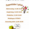 Varmt välkomna under påsk!
På skärtorsdag serverar vi påskbord på lunchbuffén mellan 11.00-14.00 för 75:-