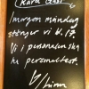 Imorgon har vi kick off och stänger kl 17. Öppet som vanligt (10-22) i övrigt. /Linn