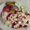 kebabtallrik med ris & fetaost
