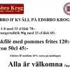 Hallå allihop. 
Edsbrokrog fyller 2 år .Då firar vi med mat,musik, öl,mm.
Alla är välkomna den 25e april. 
Gäller bara på lördagen den 25e april. 
Varmt välkomna! !