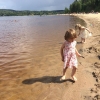 Bild från Orbadens Strand av @bessalis - Orbaden igen, magiskt. Och varmare i vattnet än jag mindes... 