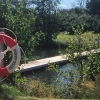 Bild från Pudesjö av @fiffilur - Idag har vi badat i en Skånesjö. Det var första gången för mig