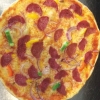 Idag kör vi en salami pizza