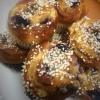 Bullar fyllda med blåbärssmulpaj!! 