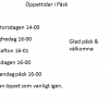 Hejsan.
Vi har lite ändrade öppettider under påsk.
Välkomna in å fira lite påsk med oss!