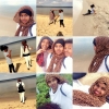 Bild av @rahma_bashir - Had an awesome time at the beach with my two beautiful baby girls ❤️❤️