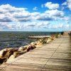 Bild från Soldäcket, Västra Hamnen av @sjalsen - #sunday#walk by the #sea. #windy day at the #beach. #summer #sweden #malmö