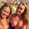 Bild från Saltholmens klippor av @amandadabe - Njuter av sista ledigheten innan skolan drar igång på måndag ☀️ hänger med vackra @sjostrandlinda #kärlek #sommar #semester #jagharbejben #hulkenochhitler
