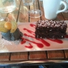 Bild från Sjövillan Rättvik av @gealach14 - God #dessert på #sjövillan - #chokladkaka och #lakritsglass