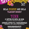 TÄVLA OCH VINN!

Dela eventet för Sommarrocken samt vår teaservideo och ha chansen att vinna TVÅ nätter på hotell de geer i dubbelrum (och supergod frukostbuffé), entrébiljetter och mat på Joan's!

Videon hittar ni här: https://www.youtube.com/watch?v=-QC