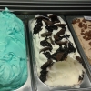 egen producerad gelato i olika smaker