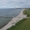 Bild från Ribban Beach av @oakleef - The beach in all its emptiness. At least it couldn't fall down on someone's head. #drone #djicreator #djiglobal #dji #nofilter #phantom3 #quadcopter #aerial #photography #malmö #sweden #drönare #phantom3professional