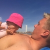 Bild från Ribban Beach av @achaido - Today so far; chilling on the beach with these two. Best friends forever! #beach2015