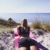 Bild av @josephine_haraldson - Good morning vibes! Beautiful morning on the beach. It's the little things 